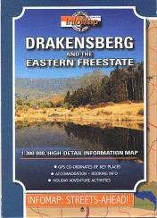 Wegenkaart - landkaart Drakensberg and The Eastern Freestate | Infomap