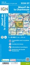 Wandelkaart - Topografische kaart 3334OT Massif de la Chartreuse Sud | IGN - Institut Géographique National