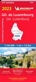 Wegenkaart - landkaart 717 Luxemburg 2023 | Michelin
