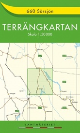 Wandelkaart - Topografische kaart 660 Terrängkartan Sörsjön | Lantmäteriet