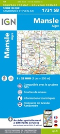 Wandelkaart - Topografische kaart 1731SB Mansle | IGN - Institut Géographique National