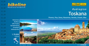  Bikeline Toscana Radregion Florenz, Pisa, Siena, Maremma, Versilia, Chianti, Elba | Esterbauer