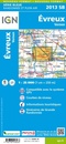 Wandelkaart - Topografische kaart 2013SB Evreux - Vernon - Pacy-sur-Eure | IGN - Institut Géographique National