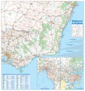 Wegenkaart - landkaart Melbourne to Brisbane | Hema Maps