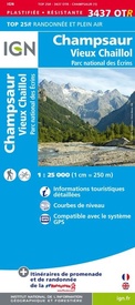 Wandelkaart - Topografische kaart 3437OTR Champsaur | IGN - Institut Géographique National