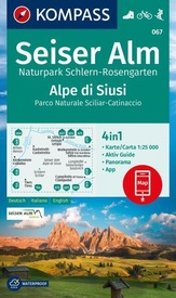 Wandelkaart 067 Seiser Alm - Alpe di Siusi | Kompass