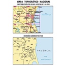 Topografische kaart 722 MT50 Valencia | CNIG - Instituto Geográfico Nacional1