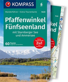 Wandelgids 5433 Wanderführer Pfaffenwinkel, Fünfseenland, Starnberger See, Ammersee | Kompass