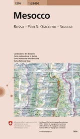 Wandelkaart - Topografische kaart 1274 Mesocco | Swisstopo