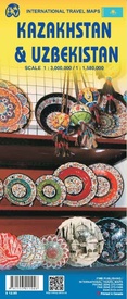 Wegenkaart - landkaart Kazachstan & Usbekistan | ITMB