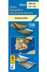 Topografische kaart 384-IV Fuentes de Ebro | CNIG - Instituto Geográfico Nacional1