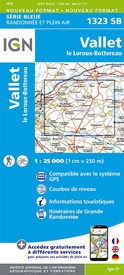 Topografische kaart - Wandelkaart 1323SB Vallet | IGN - Institut Géographique National