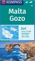 Wandelkaart - Wegenkaart - landkaart 235 Malta - Gozo | Kompass