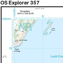 Wandelkaart - Topografische kaart 357 OS Explorer Map Kintyre North | Ordnance Survey