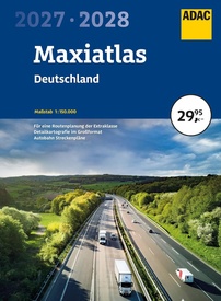 Wegenatlas Deutschland • Duitsland Maxiatlas 2027-2028 | A3-Formaat | Ringband | ADAC