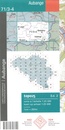 Topografische kaart - Wandelkaart 71/3-4 Topo25 Aubange | NGI - Nationaal Geografisch Instituut