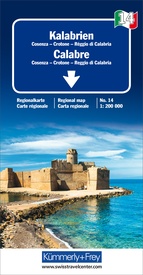 Wegenkaart - landkaart 14 Calabria / Kalabrie | Kümmerly & Frey