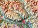 Reliëfkaart Tirol met voelbaar 3D reliëf | 77 x 57 cm | GeoRelief Reliëfkaart Tirol met voelbaar 3D reliëf | 77 x 75 cm | GeoRelief