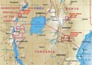 Wandelkaart Trekking map Africa - the highest peaks | TerraQuest