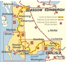 Fietskaart Lochs & Glens South - Carlisle to Glasgow via Ayr (Schotland) | Sustrans