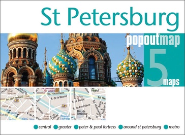 Stadsplattegrond Popout Map St Petersburg | Compass Maps