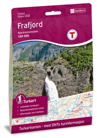Wandelkaart 2541 Turkart Frafjord | Nordeca