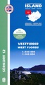 Wandelkaart 12 Serkort Vestfirdir - West Fjords - IJsland | Mal og Menning