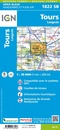Wandelkaart - Topografische kaart 1822SB Tours - Langeais | IGN - Institut Géographique National