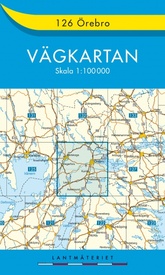 Wegenkaart - landkaart 126 Vägkartan Örebro | Lantmäteriet