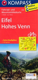 Fietskaart 3058 Eifel - Hohes Venn | Kompass