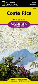 Wegenkaart - landkaart 3100 Adventure Map Costa Rica | National Geographic