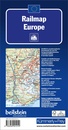 Spoorwegenkaart Railmap Europe - Treinkaart Europa | Kümmerly & Frey