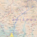 Wegenkaart - landkaart New Mexico & Arizona (USA) | ITMB