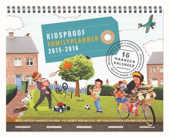 Kalender Kidsproof Familyplanner 2015-2016 | Mo'media