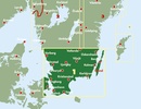 Wegenkaart - landkaart 01 Schweden Süd - Malmö - Helsingborg - Kalmar ( Zweden ) | Freytag & Berndt