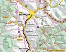 Spoorwegenkaart Alpen Voyage en train et bus Cartotrain | Cartotrain