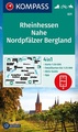 Wandelkaart 831 Rheinhessen - Nahe - Nordpfälzer Bergland | Kompass