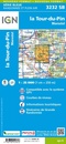 Wandelkaart - Topografische kaart 3232SB la Tour-du-Pin | IGN - Institut Géographique National