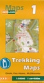 Wandelkaart - Topografische kaart 01 Tusheti - Toesjeti Nationaal Park Omalo - Pass Abano - Mt. Diklosmta | Geoland