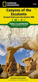 Wandelkaart - Topografische kaart 710 Canyons of the Escalante - Grand Staircase-Escalante National Monument | National Geographic