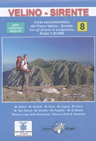Wandelkaart 08 Sirente - Velino Nationaal Park | Edizione il Lupo