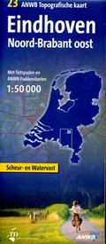 Fietskaart - Wandelkaart 23 Eindhoven Noord-Brabant Oost (Topografisch) | ANWB