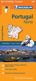 Wegenkaart - landkaart 591 Noord Portugal | Michelin