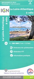Fietskaart 08 velo Loire-Atlantique a velo - by bike | IGN - Institut Géographique National