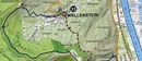 Wandelkaart Rundwanderwege an der Luxemburger Mosel