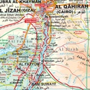 Wegenkaart - landkaart Egypt - Egypte | Gizi Map