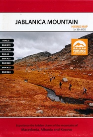 Wandelkaart Jablanica Mountain  | Balkan Hiking Adventures