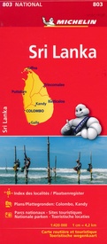Wegenkaart - landkaart 803 Sri Lanka | Michelin