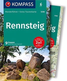 Wandelgids 5258 Wanderführer Rennsteig - Thüringer Walds und des Thüringer Schiefergebirges | Kompass