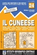 Wandelkaart 24 Il Cuneese - Cuneo | IGC - Istituto Geografico Centrale
